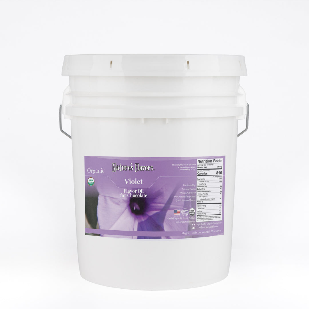 Organic Violet Flavor Oil For Chocolate