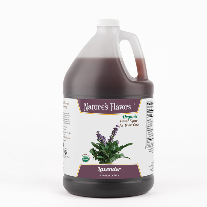 Lavender Snow Cone Syrup, Organic
