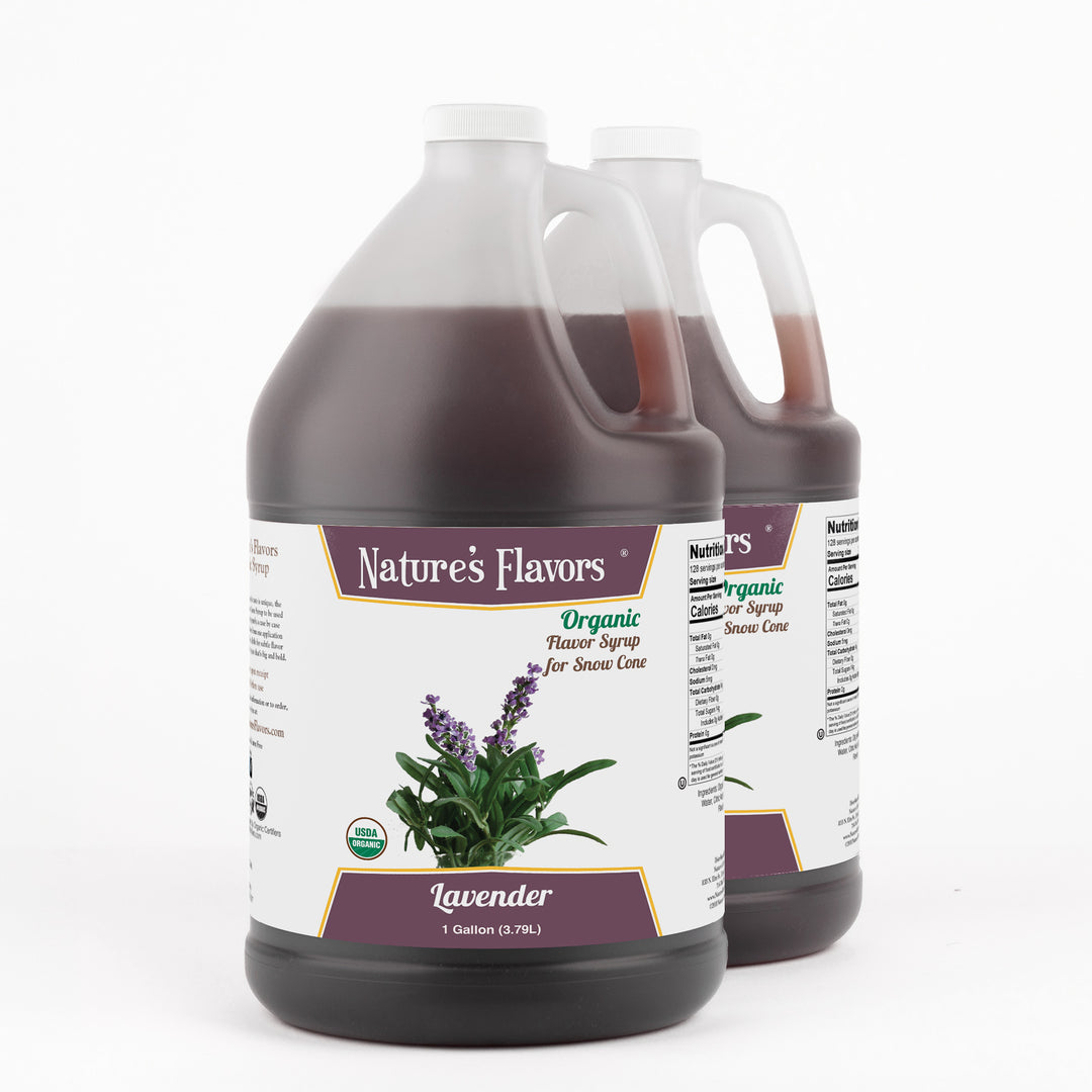 Lavender Snow Cone Syrup, Organic