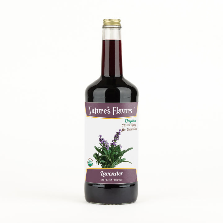 Lavender Snow Cone Syrup, Organic