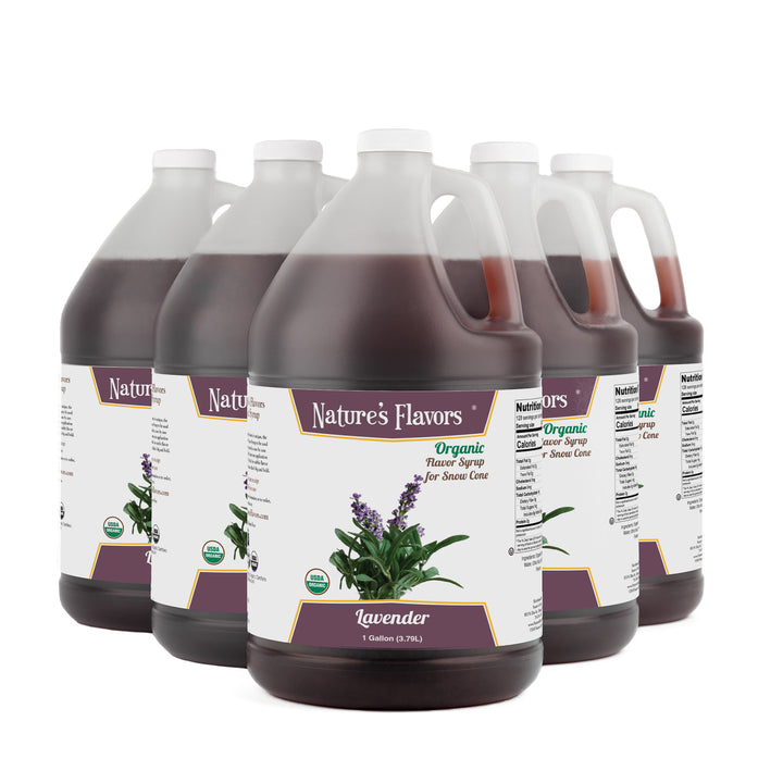 Lavender Snow Cone Syrup, Organic