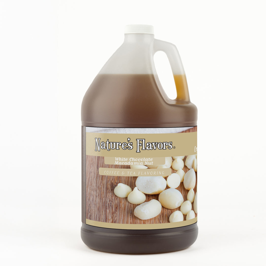 Organic White Chocolate Macadamia Nut Coffee and Tea Flavoring