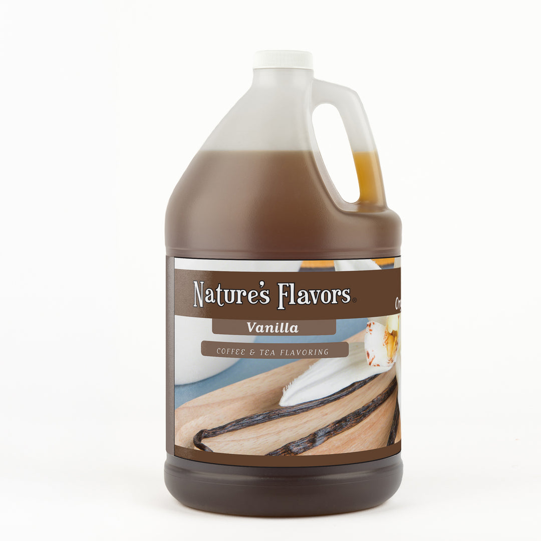Organic Vanilla Coffee and Tea Flavor Without Diacetyl