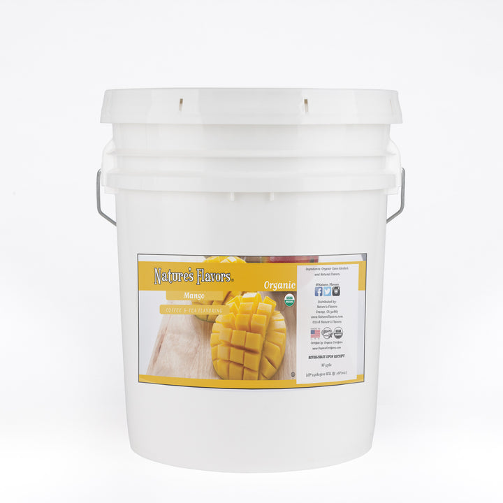 Organic Mango Coffee and Tea Flavor Without Diacetyl