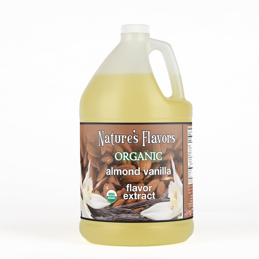 Organic Almond Vanilla Flavor Extract Without Diacetyl