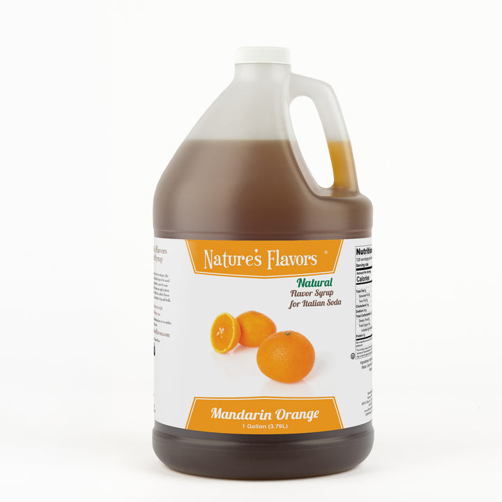 Mandarin Orange Italian Soda Syrup, Natural