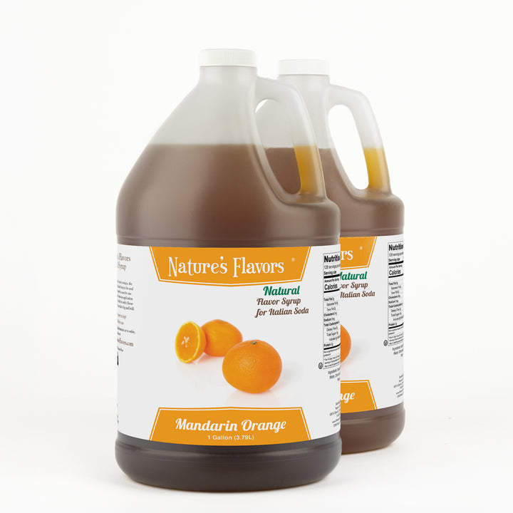 Mandarin Orange Italian Soda Syrup, Natural