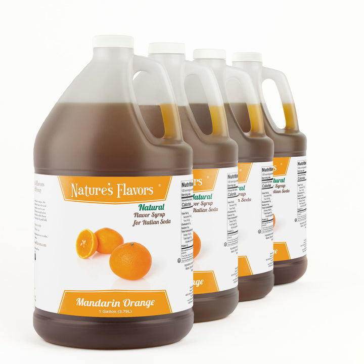 Mandarin Orange Italian Soda Syrup, Natural