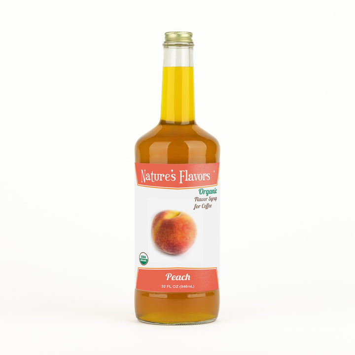 Peach Coffee Syrup, Organic