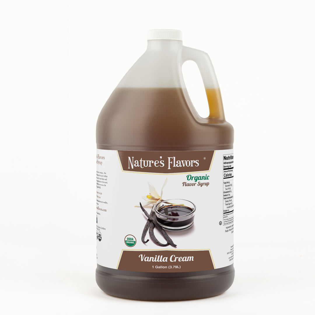 Vanilla Cream Syrup, Organic