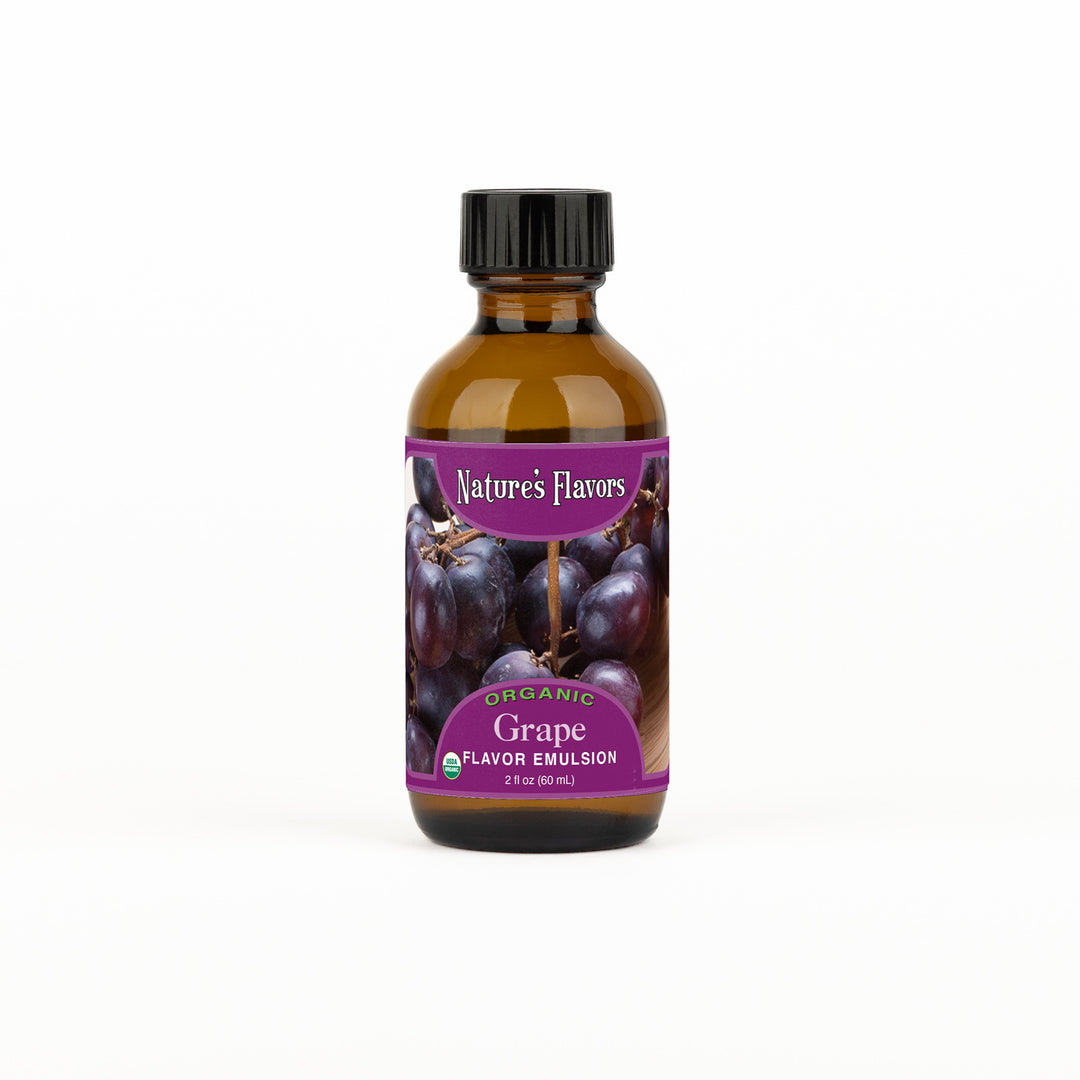 Grape Flavor Emulsion for High Heat Applications, Organic