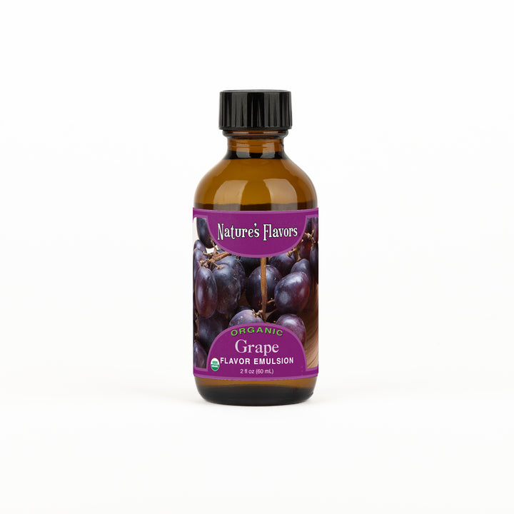 Grape Flavor Emulsion for High Heat Applications, Organic