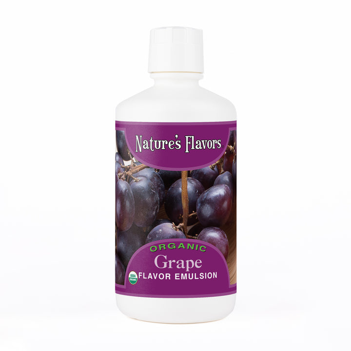 Grape Flavor Emulsion for High Heat Applications, Organic