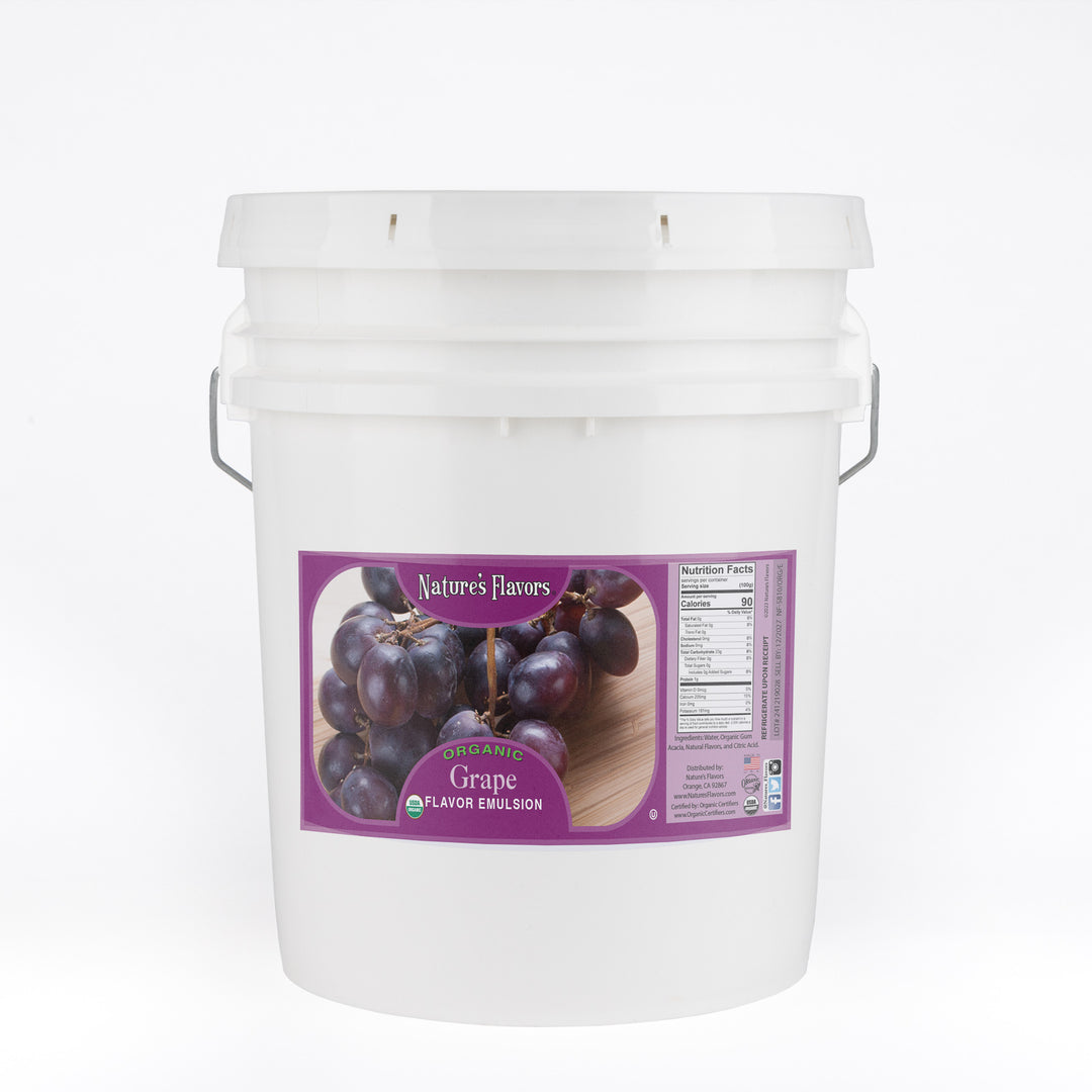 Grape Flavor Emulsion for High Heat Applications, Organic