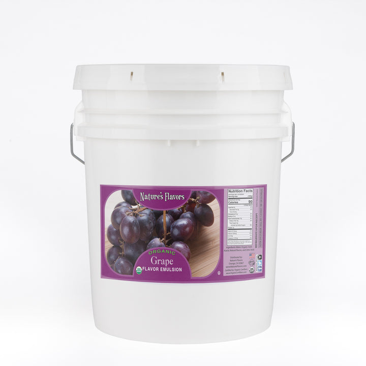 Grape Flavor Emulsion for High Heat Applications, Organic