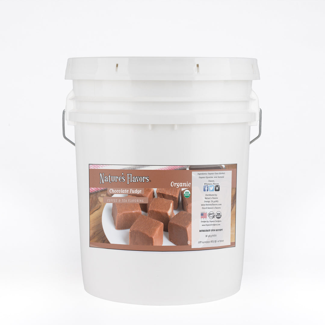 Organic Chocolate Fudge Coffee and Tea Flavoring