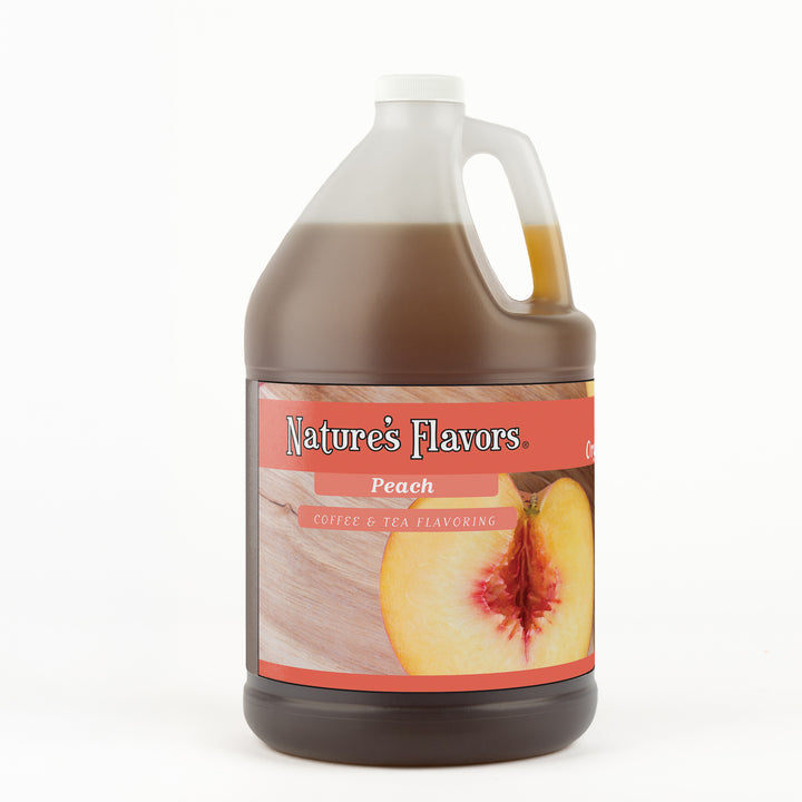 Organic Peach Coffee and Tea Flavor Without Diacetyl