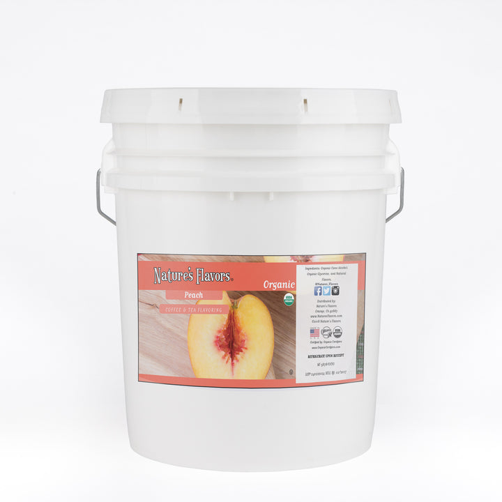 Organic Peach Coffee and Tea Flavoring