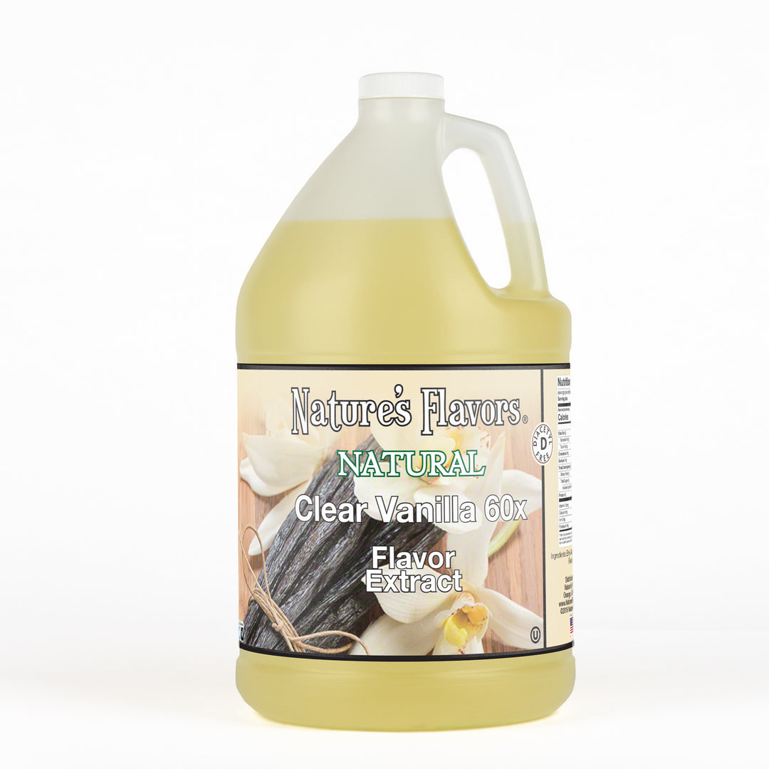 Natural Clear Vanilla Flavor Extract Without Diacetyl 60X