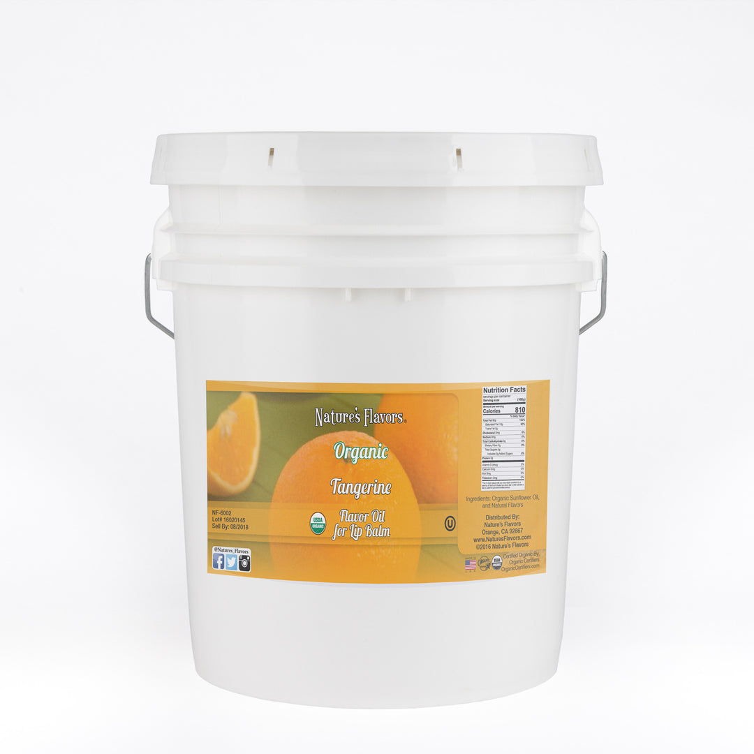 Organic Tangerine Flavor Oil for Lip Balm