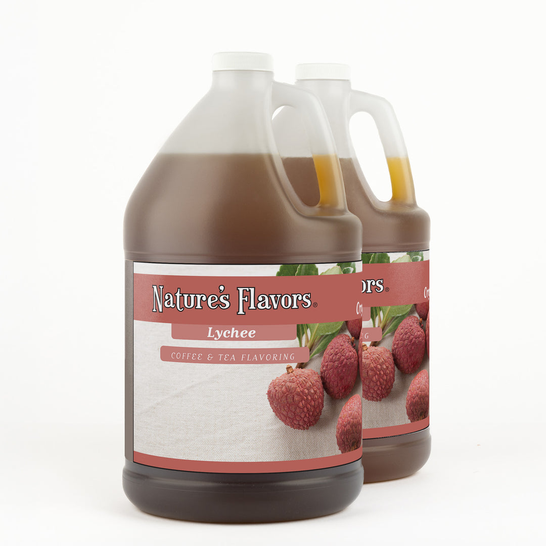 Organic Lychee Coffee and Tea Flavor Without Diacetyl