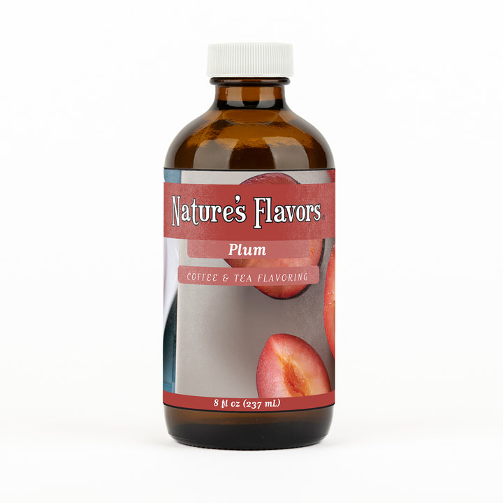 Organic Plum Coffee and Tea Flavor Without Diacetyl