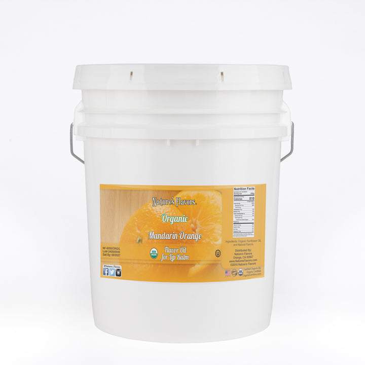Organic Mandarin Orange Flavor Oil for Lip Balm