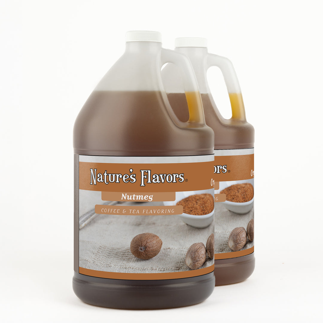 Organic Nutmeg Coffee and Tea Flavor Without Diacetyl