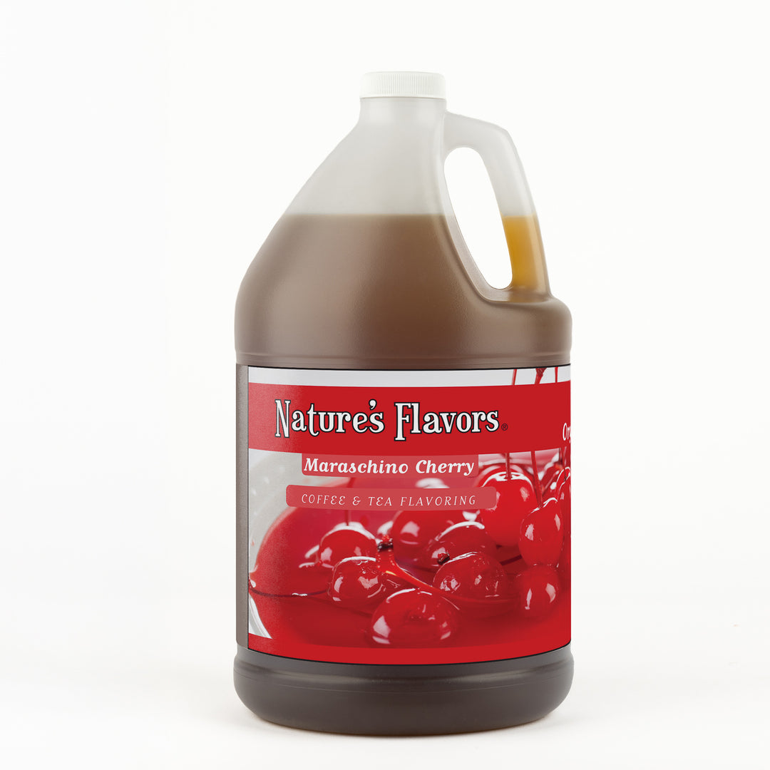 Organic Maraschino Cherry Coffee and Tea Flavor Without Diacetyl