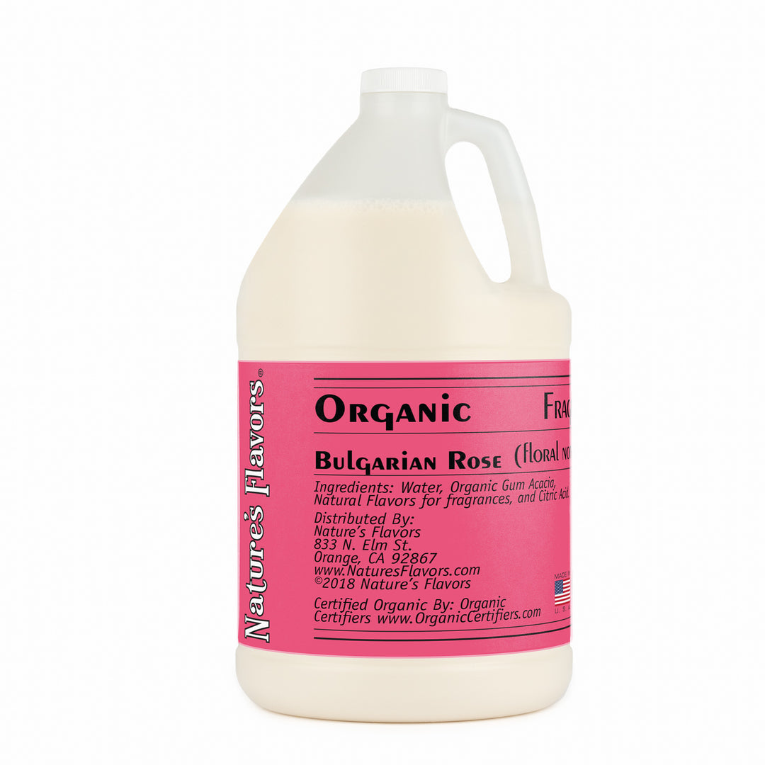 Organic Bulgarian Rose Fragrance Emulsion with Floral Notes (Water Soluble)