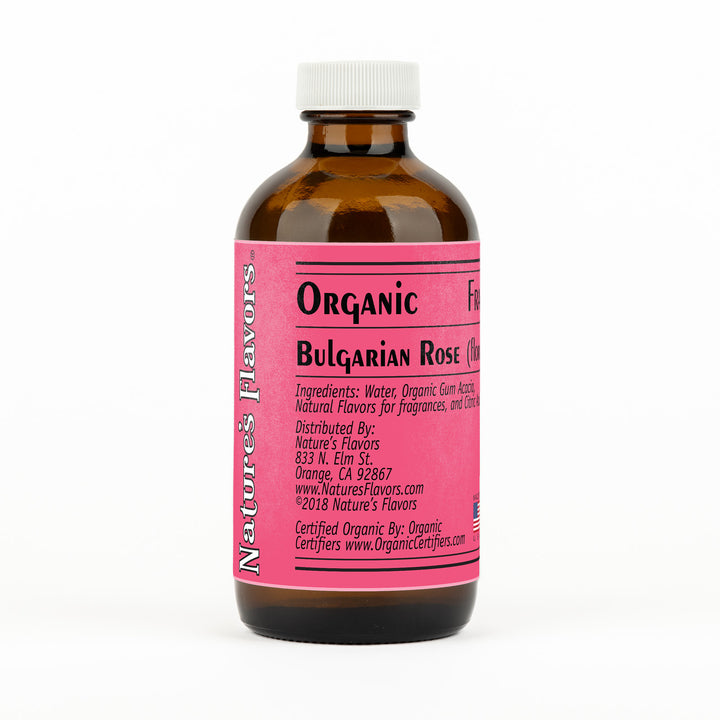 Organic Bulgarian Rose Fragrance Emulsion with Floral Notes (Water Soluble)