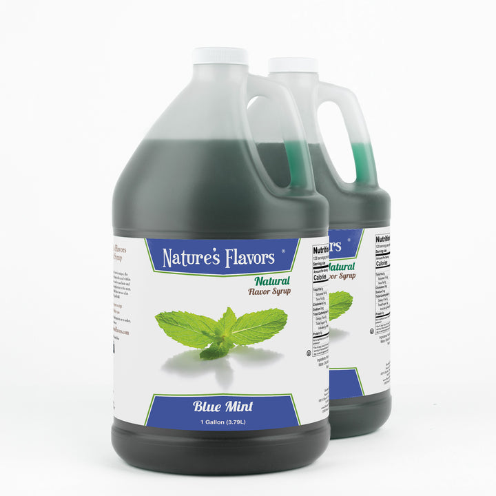 Blue Mint Flavor Syrup, Natural
