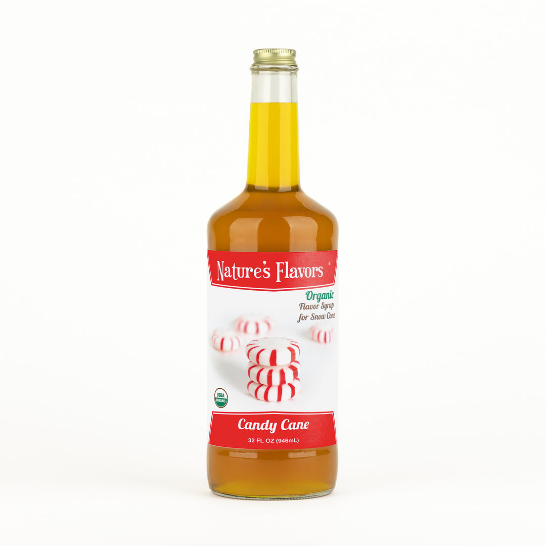 Candy Cane Snow Cone Syrup, Organic