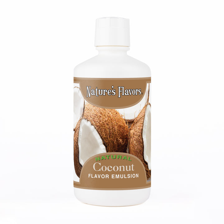 Coconut Flavor Emulsion for High Heat Applications