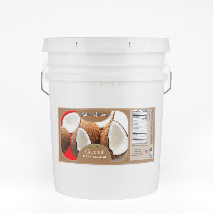 Coconut Flavor Emulsion for High Heat Applications