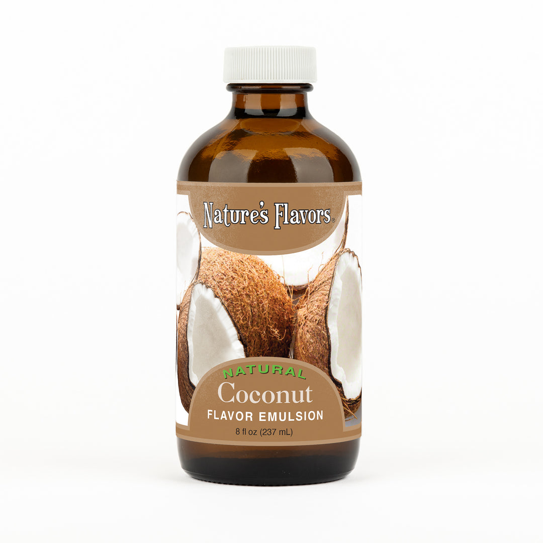 Coconut Flavor Emulsion for High Heat Applications