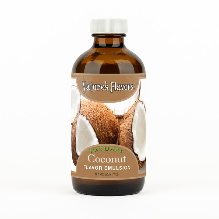 Coconut Flavor Emulsion for High Heat Applications