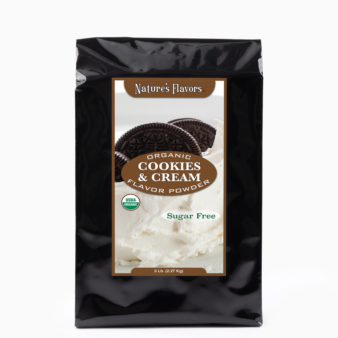 Cookies and Cream Flavor Powder (Sugar-Free), Organic