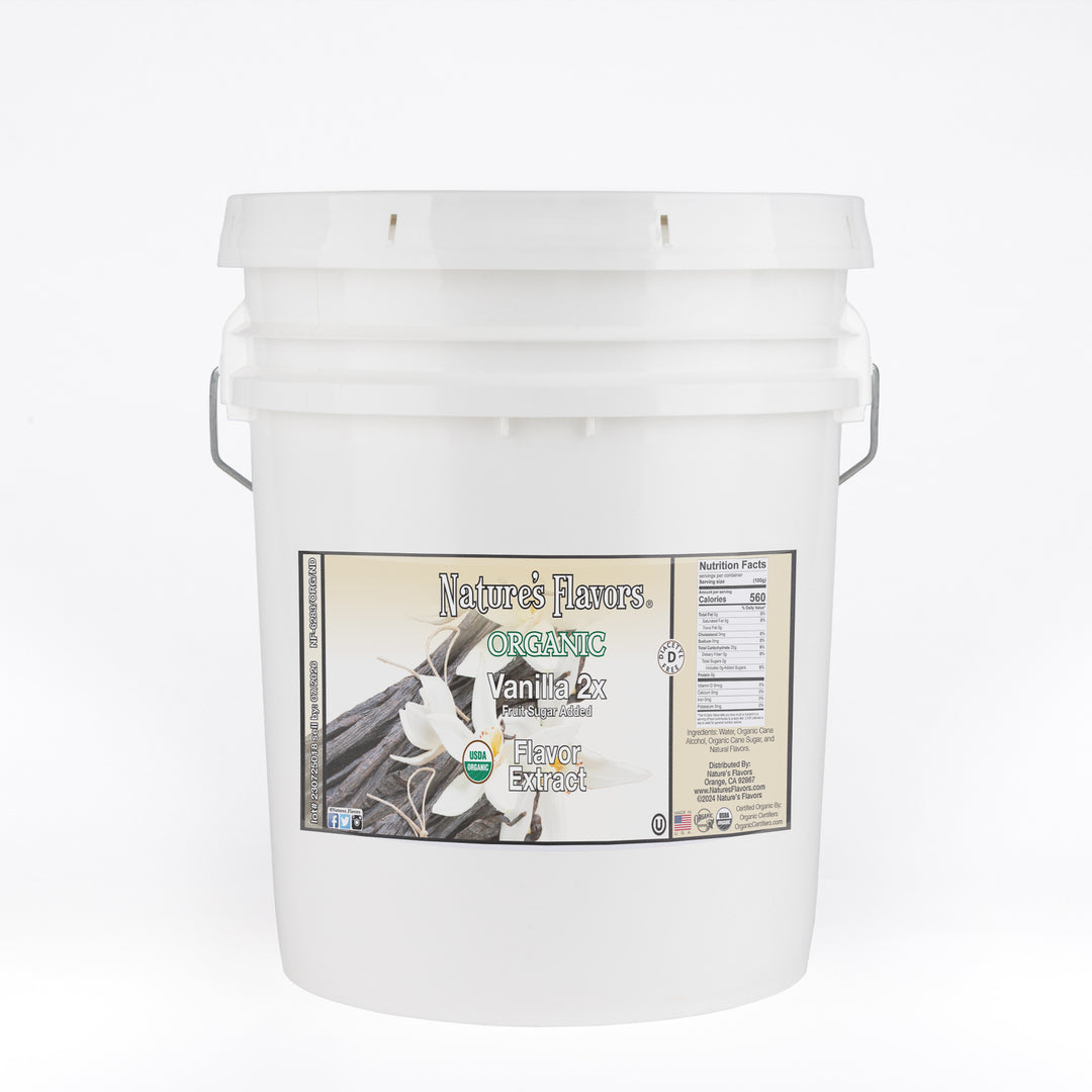 Vanilla Flavor Extract (2x Fold), Organic without Diacetyl