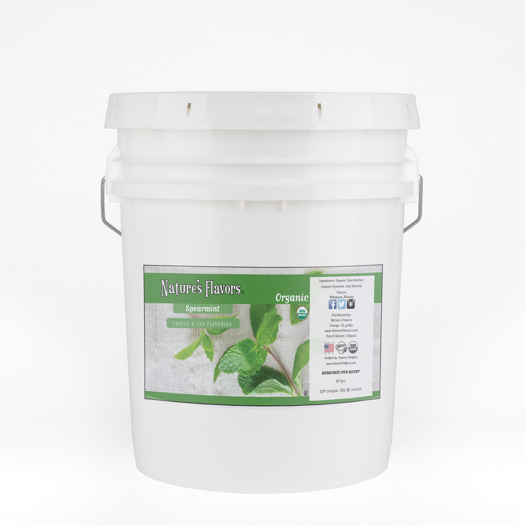 Organic Spearmint Coffee and Tea Flavoring