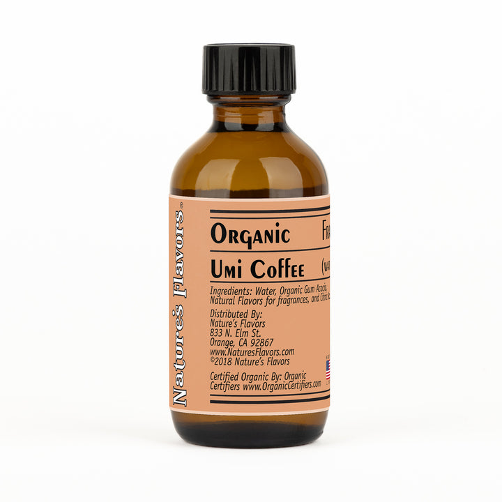 Organic Umi Coffee Fragrance Emulsion with Floral Notes (Water Soluble)