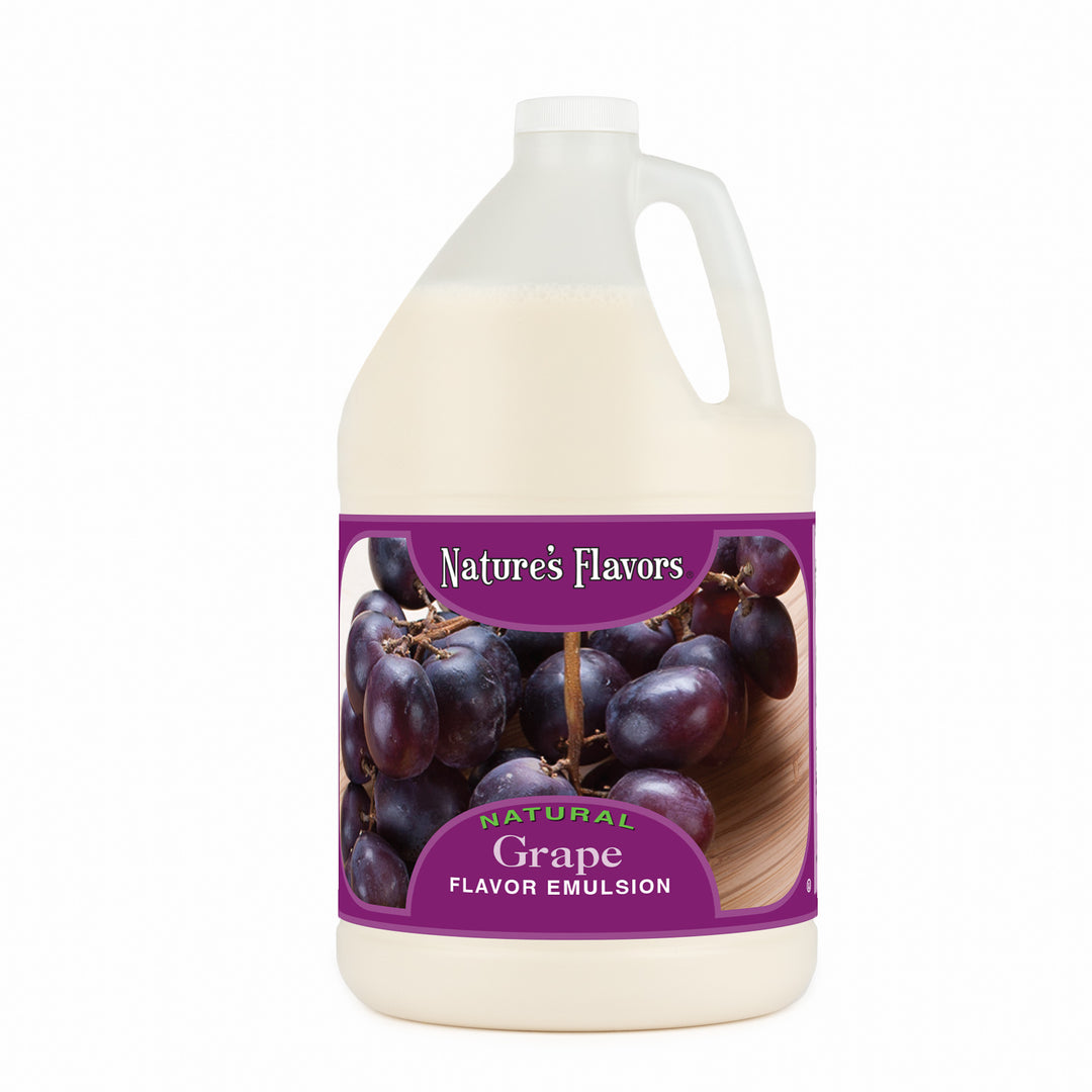Grape Flavor Emulsion for High Heat Applications