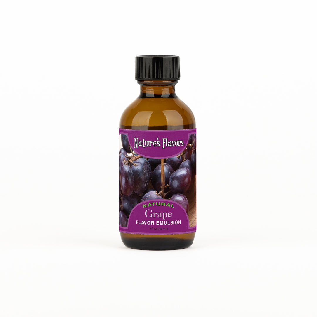Grape Flavor Emulsion for High Heat Applications