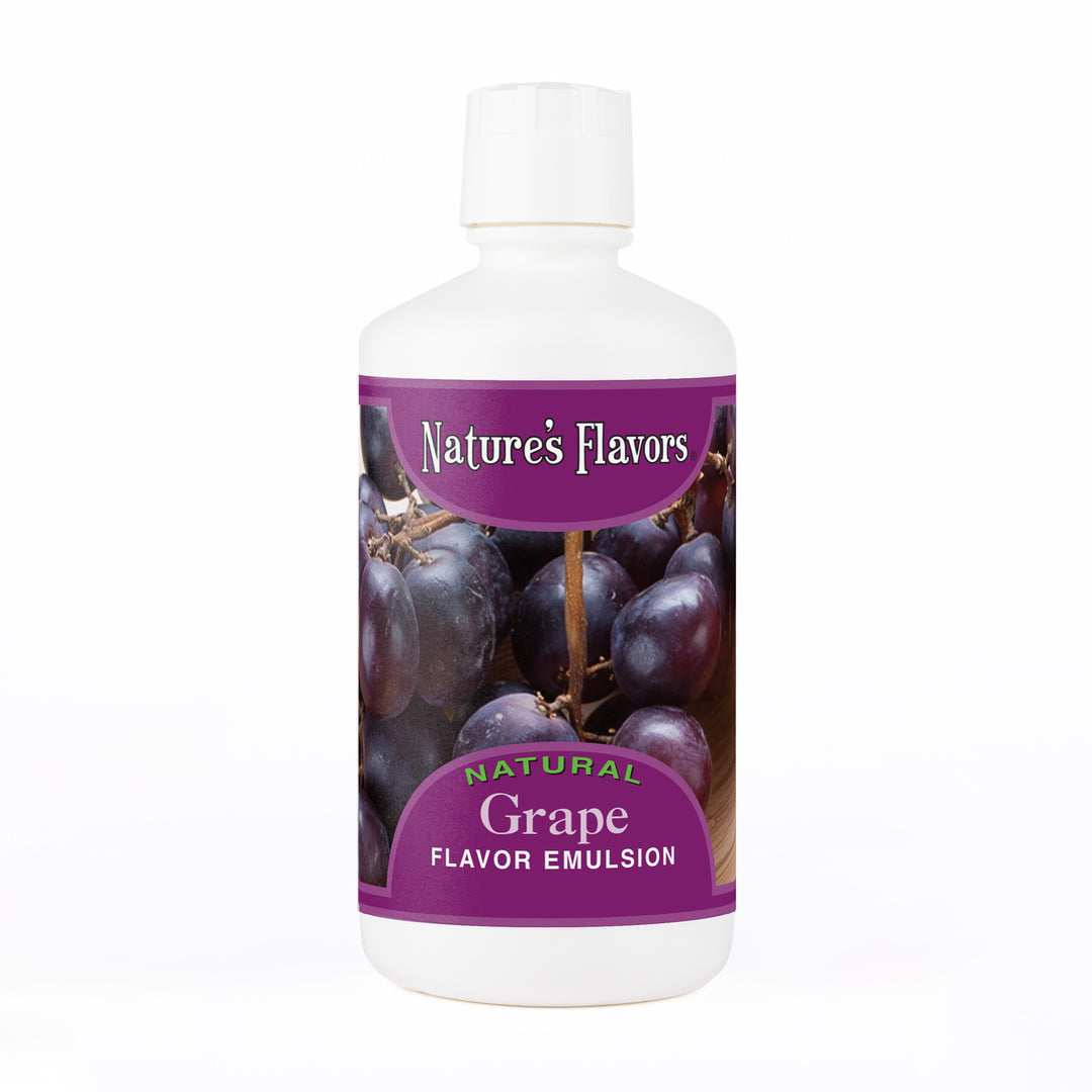 Grape Flavor Emulsion for High Heat Applications