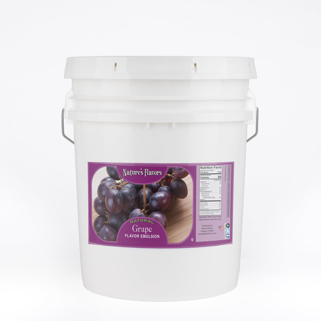 Grape Flavor Emulsion for High Heat Applications