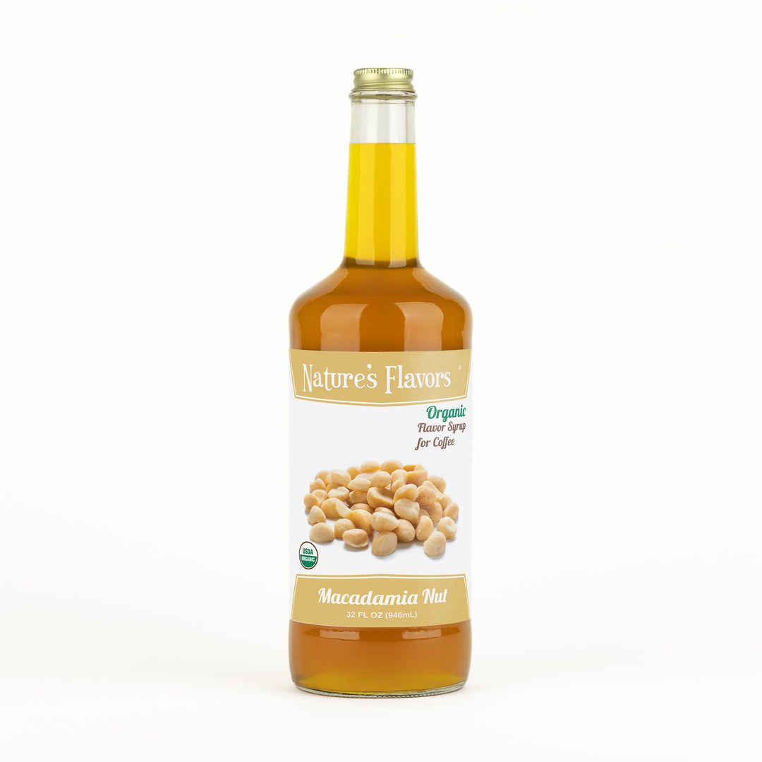 Macadamia Nut Coffee Syrup, Organic