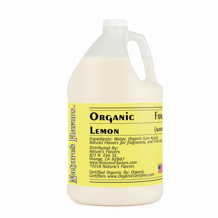 Organic Lemon Fragrance Emulsion with Floral Notes (Water Soluble)