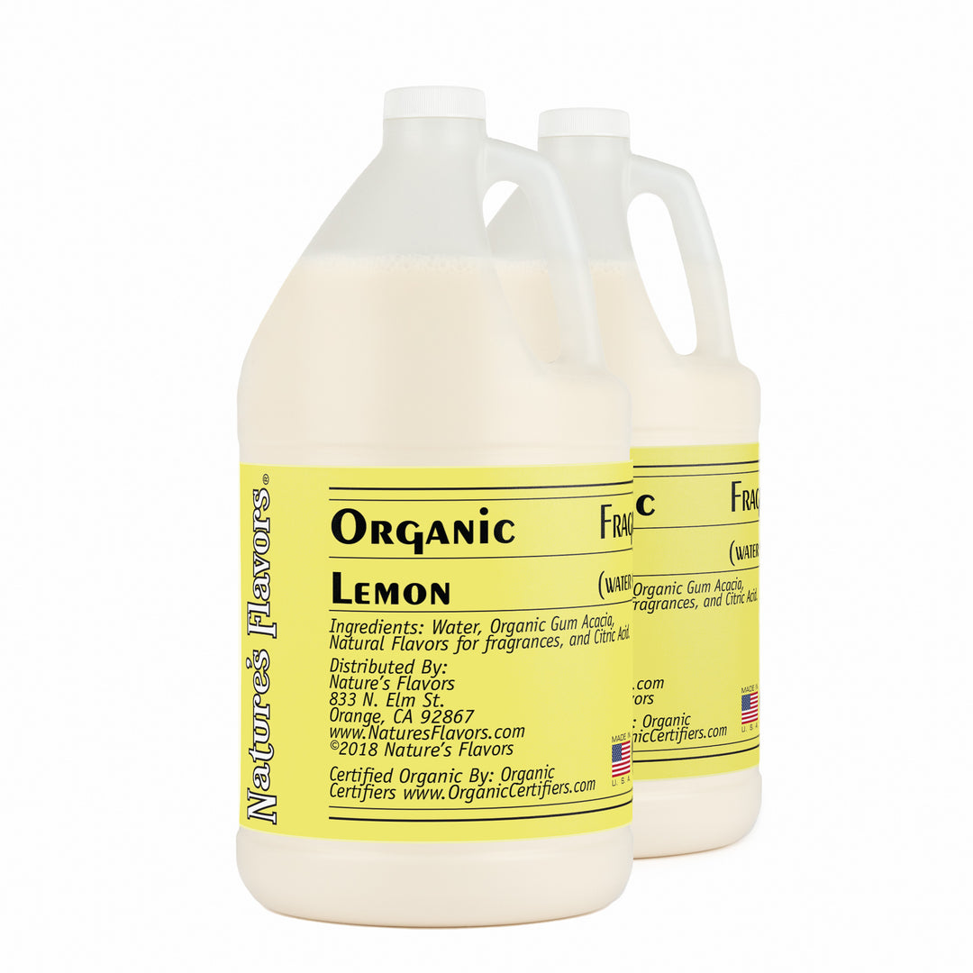 Organic Lemon Fragrance Emulsion with Floral Notes (Water Soluble)