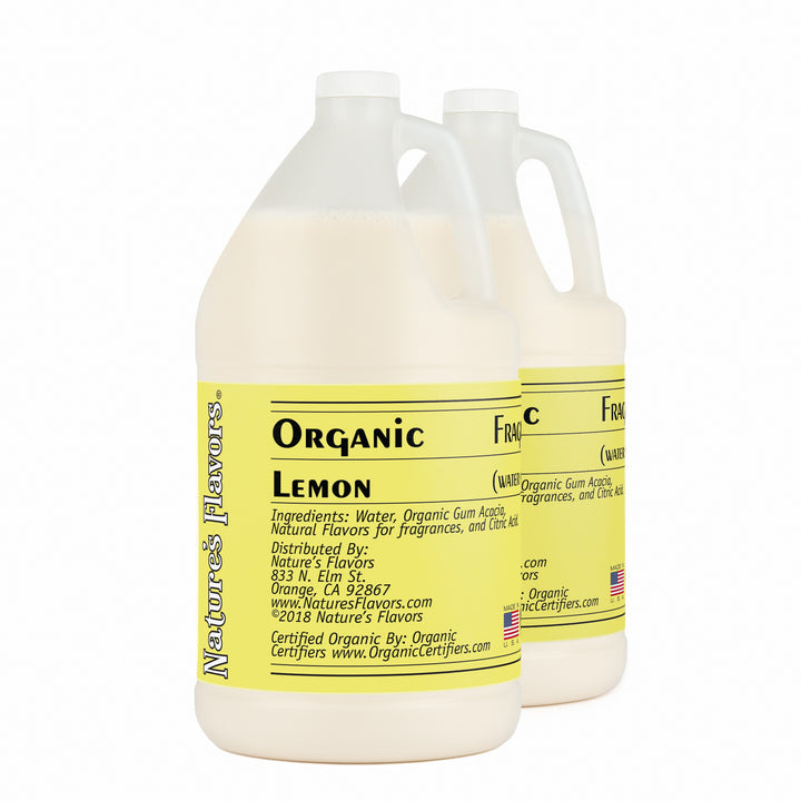 Organic Lemon Fragrance Emulsion with Floral Notes (Water Soluble)