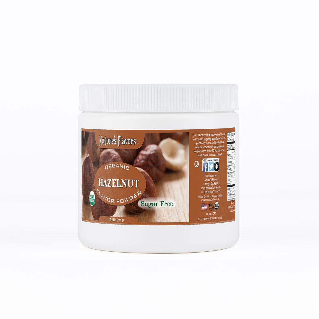 Hazelnut Flavor Powder (Sugar-Free), Organic